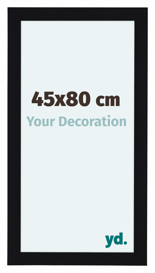 Como MDF Photo Frame 45x80cm Black High Gloss Front Size | Yourdecoration.com