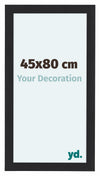 Como MDF Photo Frame 45x80cm Black Woodgrain Front Size | Yourdecoration.com