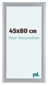 Como MDF Photo Frame 45x80cm Silver Matte Front Size | Yourdecoration.com