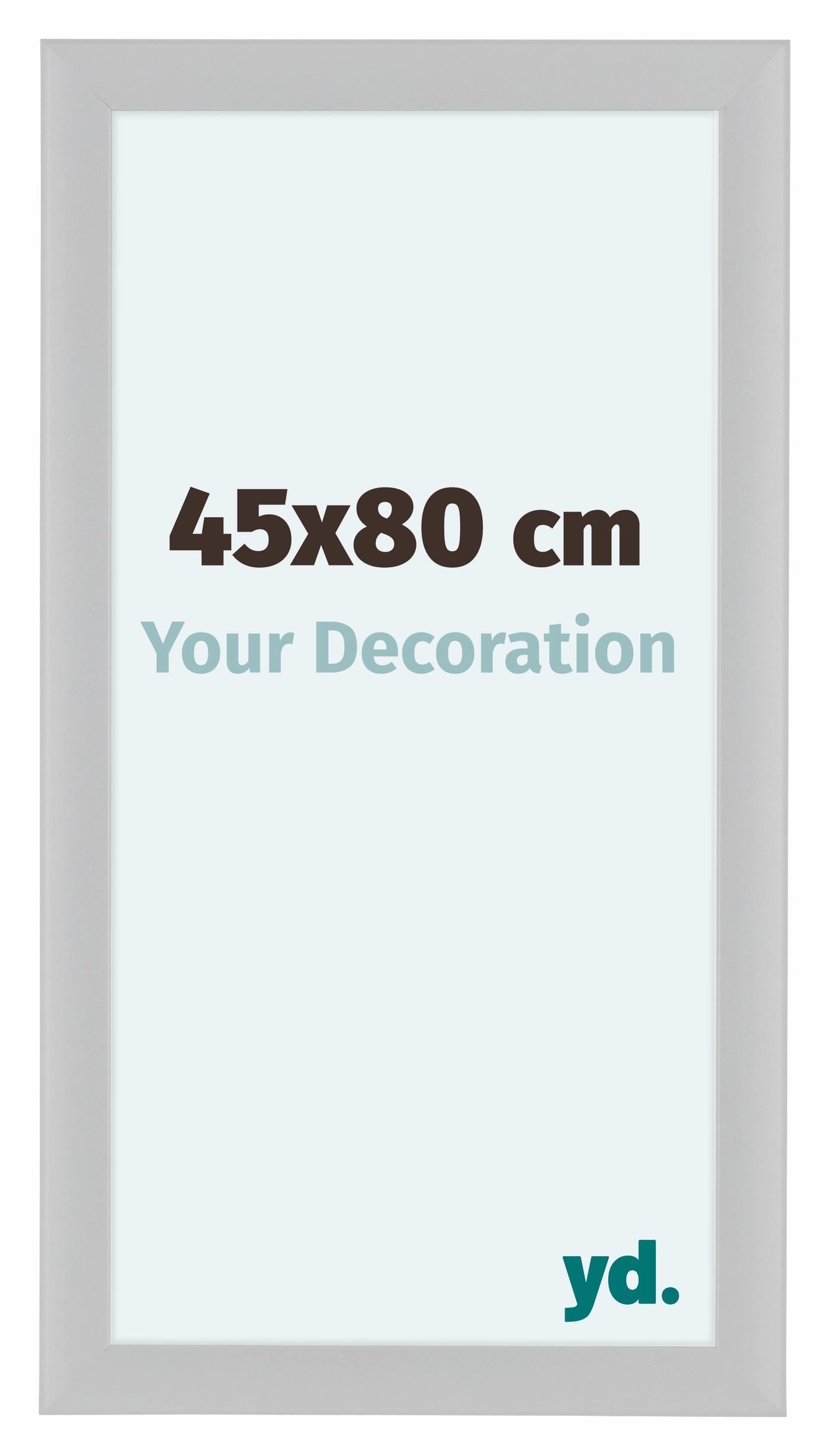 Como MDF Photo Frame 45x80cm White High Gloss Front Size | Yourdecoration.com