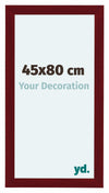 Como MDF Photo Frame 45x80cm Wine Red Swept Front Size | Yourdecoration.com