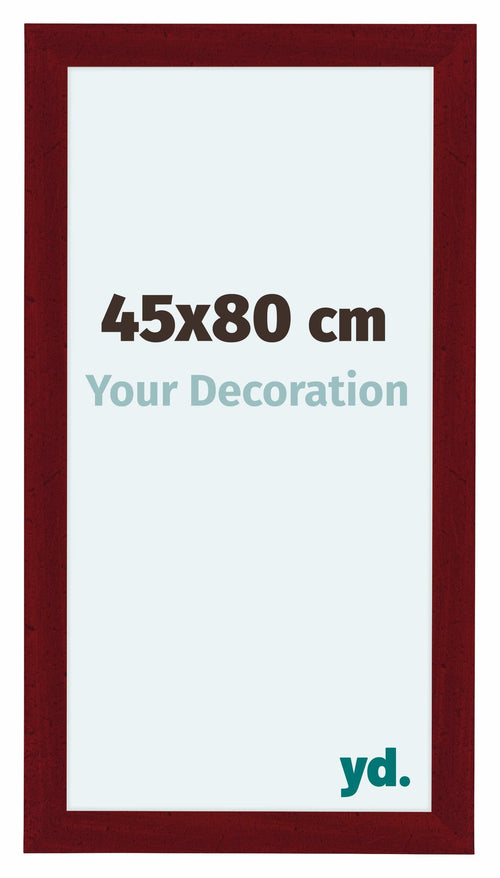 Como MDF Photo Frame 45x80cm Wine Red Swept Front Size | Yourdecoration.com