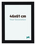 Como MDF Photo Frame 46x61cm Black High Gloss Front Size | Yourdecoration.com