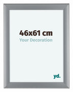 Como MDF Photo Frame 46x61cm Silver Matte Front Size | Yourdecoration.com