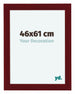 Como MDF Photo Frame 46x61cm Wine Red Swept Front Size | Yourdecoration.com