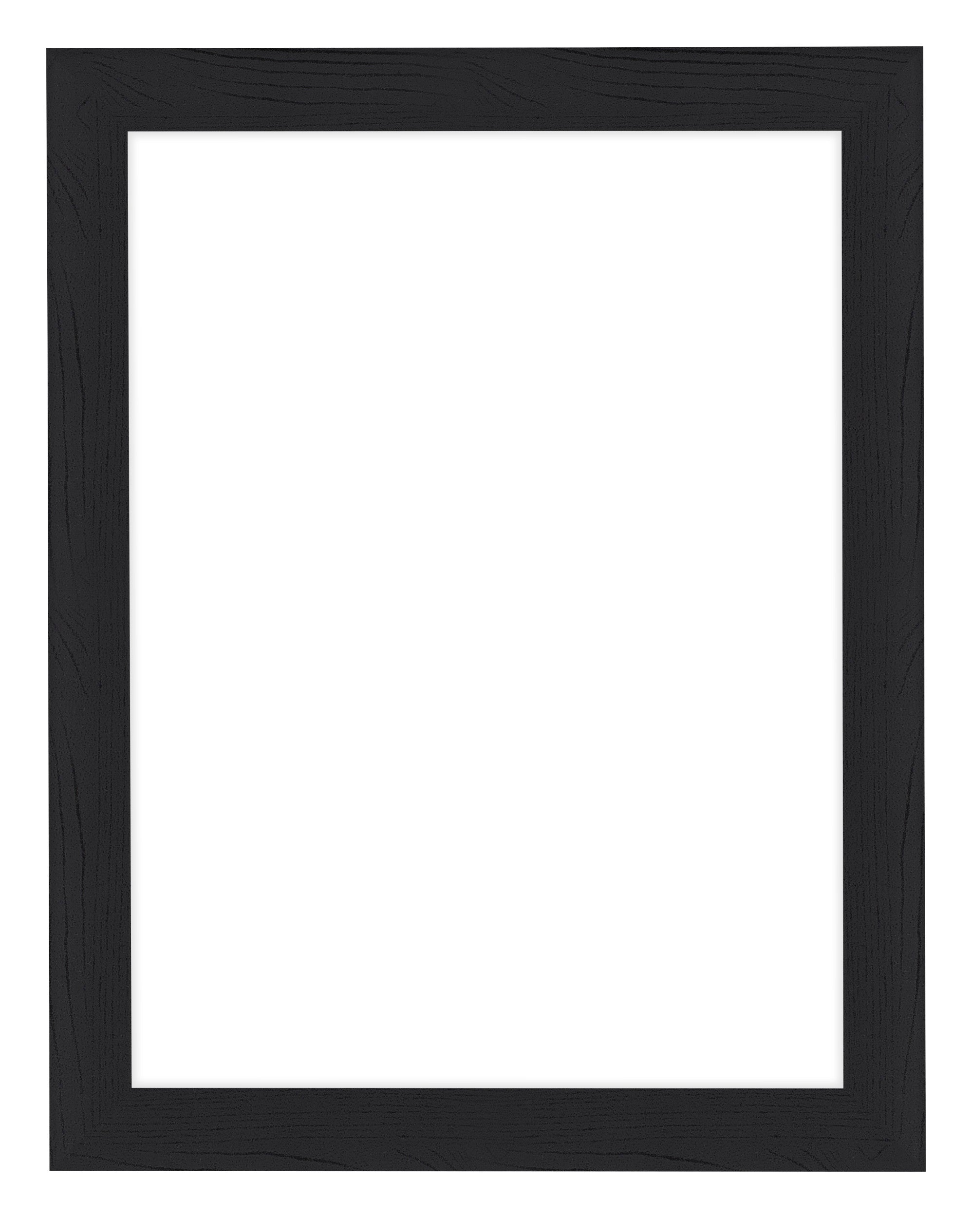 Como MDF Photo Frame 48x64cm Black Woodgrain Front | Yourdecoration.com