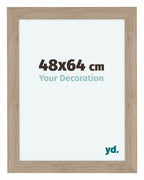 Como MDF Photo Frame 48x64cm Oak Light Front Size | Yourdecoration.com