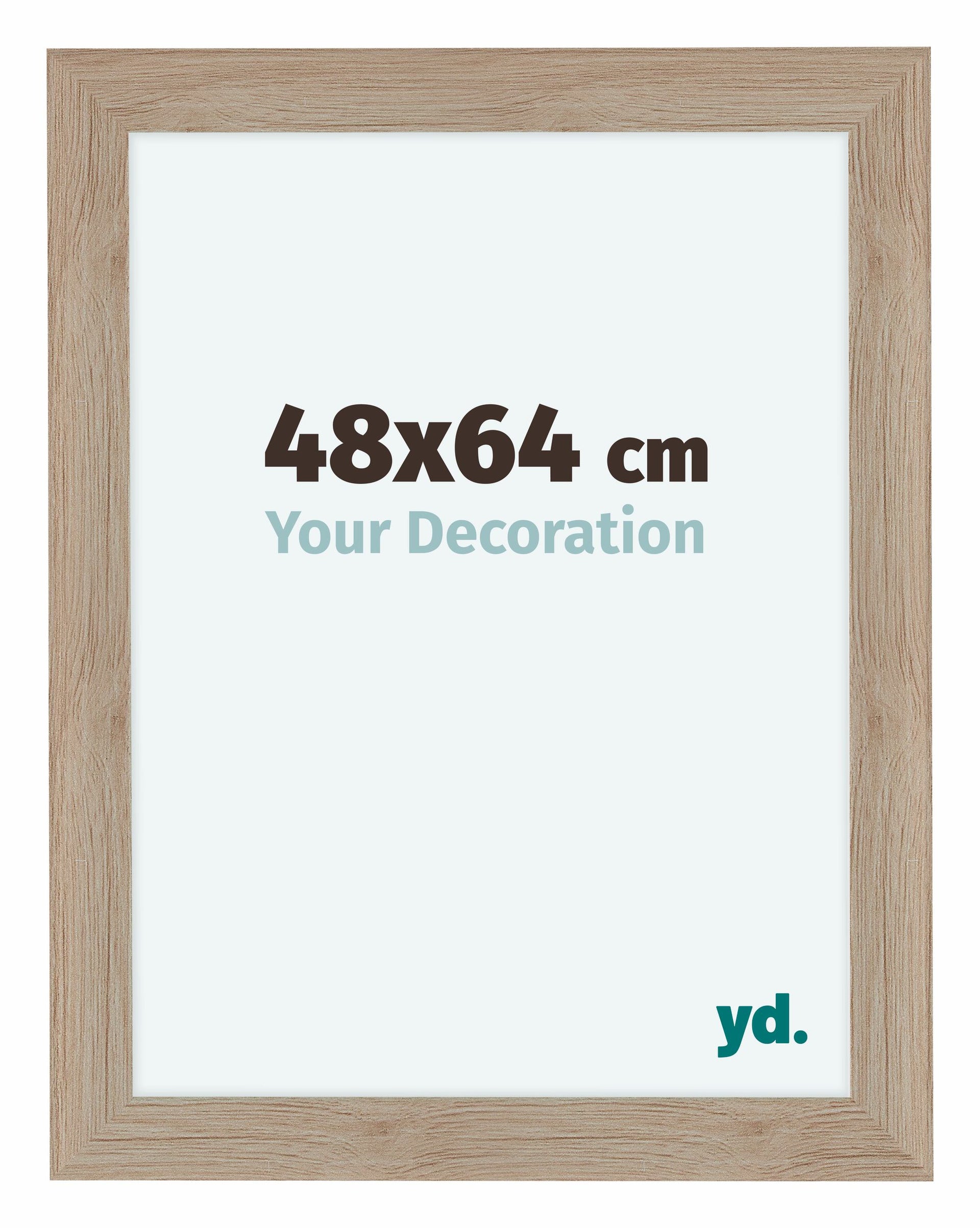 Como MDF Photo Frame 48x64cm Oak Light Front Size | Yourdecoration.com
