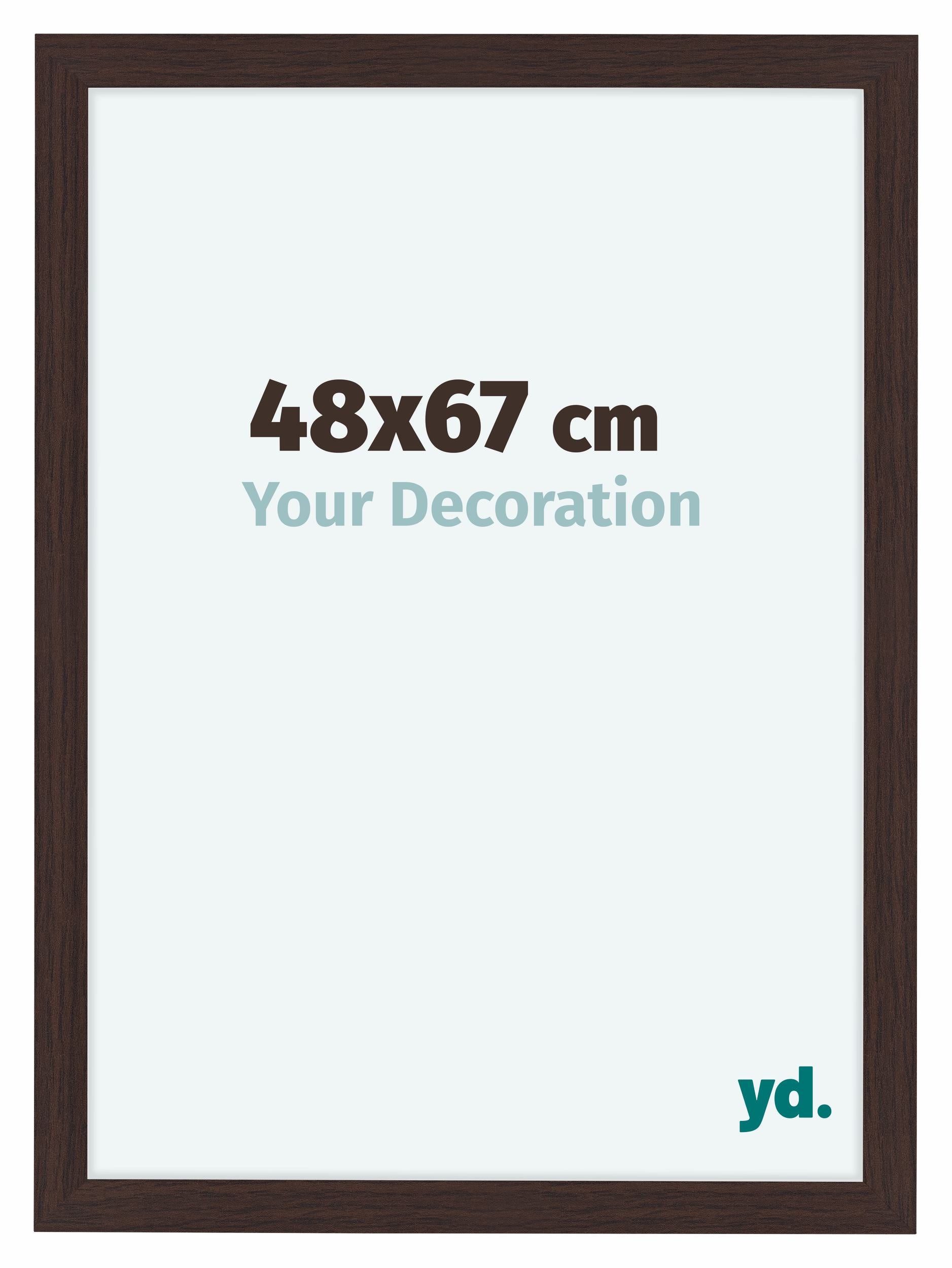 Como MDF Photo Frame 48x67cm Oak Dark Front Size | Yourdecoration.com