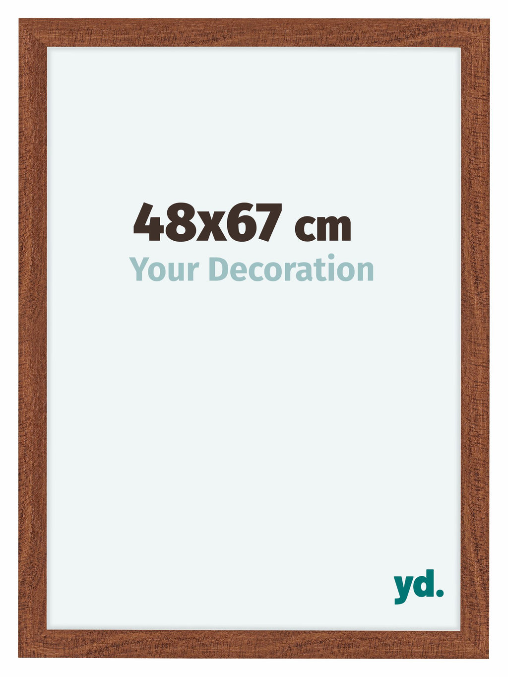 Como MDF Photo Frame 48x67cm Walnut Front Size | Yourdecoration.com