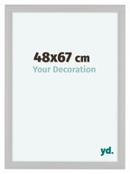 Como MDF Photo Frame 48x67cm White Woodgrain Front Size | Yourdecoration.com