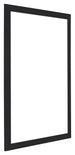 Como MDF Photo Frame 48x68cm Black Woodgrain Front Oblique | Yourdecoration.com