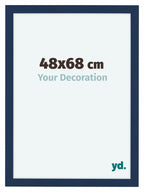 Como MDF Photo Frame 48x68cm Dark Blue Swept Front Size | Yourdecoration.com