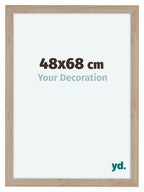 Como MDF Photo Frame 48x68cm Oak Light Front Size | Yourdecoration.com