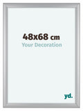 Como MDF Photo Frame 48x68cm Silver Matte Front Size | Yourdecoration.com