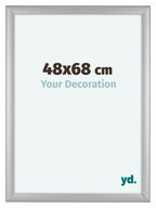 Como MDF Photo Frame 48x68cm Silver Matte Front Size | Yourdecoration.com