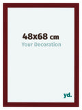 Como MDF Photo Frame 48x68cm Wine Red Swept Front Size | Yourdecoration.com