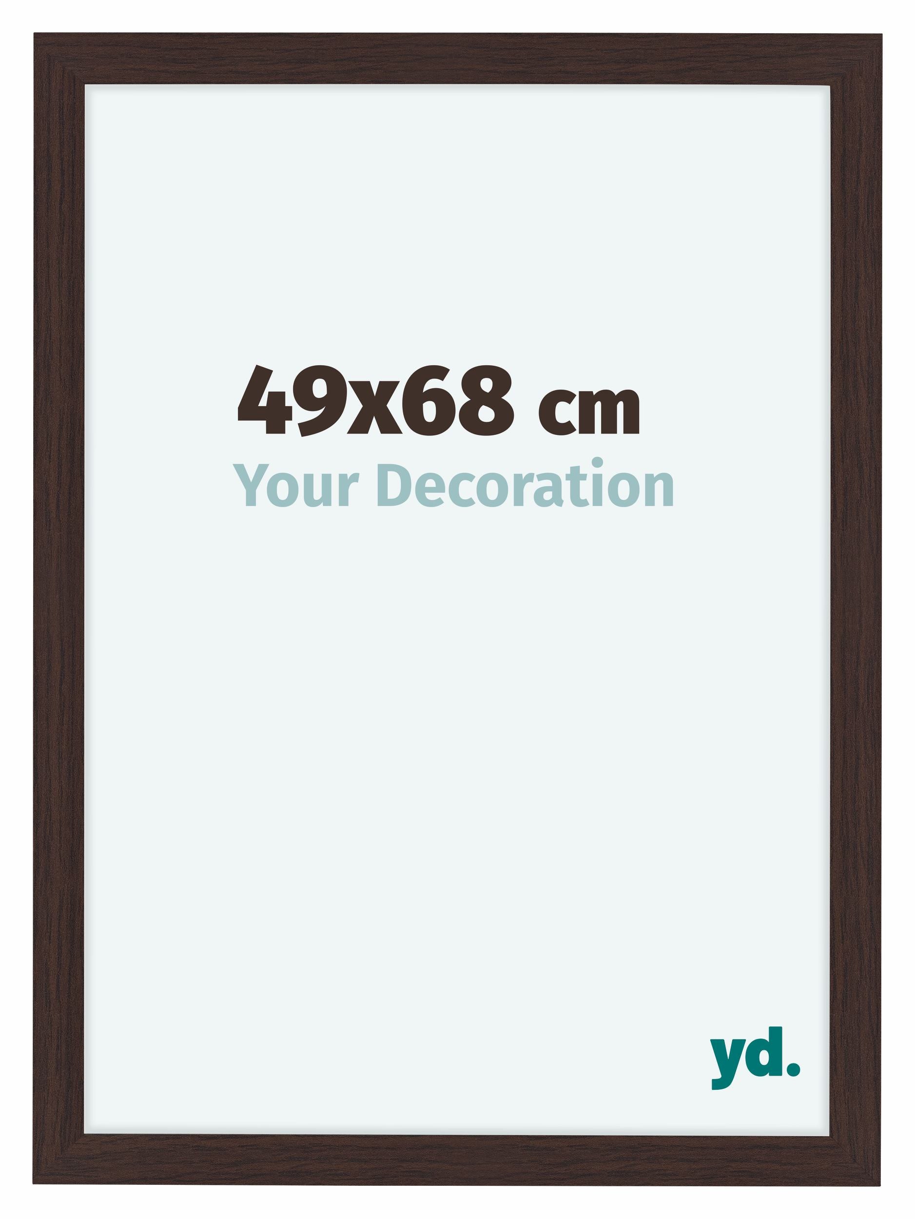 Como MDF Photo Frame 49x68cm Oak Dark Front Size | Yourdecoration.com