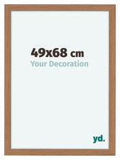 Como MDF Photo Frame 49x68cm Walnut Light Front Size | Yourdecoration.com