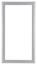 Como MDF Photo Frame 50x100cm Silver Matte Front | Yourdecoration.com