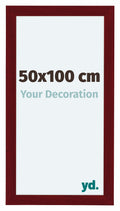 Como MDF Photo Frame 50x100cm Wine Red Swept Front Size | Yourdecoration.com