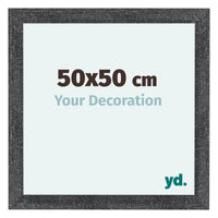 Como MDF Photo Frame 50x50cm Gray Swept Front Size | Yourdecoration.com