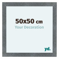 Como MDF Photo Frame 50x50cm Iron Swept Front Size | Yourdecoration.com