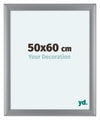 Como MDF Photo Frame 50x60cm Silver Matte Front Size | Yourdecoration.com
