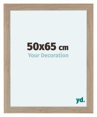Como MDF Photo Frame 50x65cm Oak Light Front Size | Yourdecoration.com