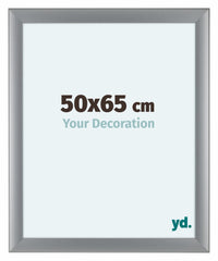 Como MDF Photo Frame 50x65cm Silver Matte Front Size | Yourdecoration.com