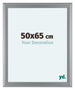 Como MDF Photo Frame 50x65cm Silver Matte Front Size | Yourdecoration.com