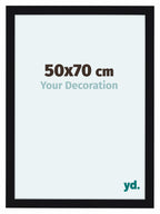 Como MDF Photo Frame 50x70cm Black High Gloss Front Size | Yourdecoration.com