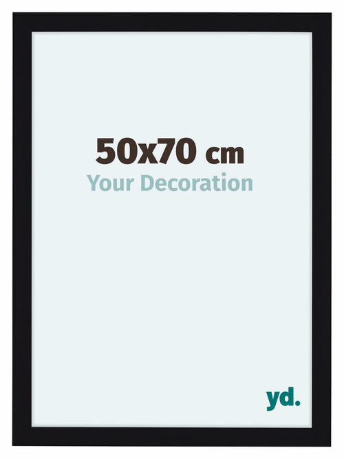 Como MDF Photo Frame 50x70cm Black High Gloss Front Size | Yourdecoration.com