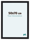 Como MDF Photo Frame 50x70cm Black Matte Front Size | Yourdecoration.com