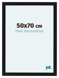Como MDF Photo Frame 50x70cm Black Matte Front Size | Yourdecoration.com