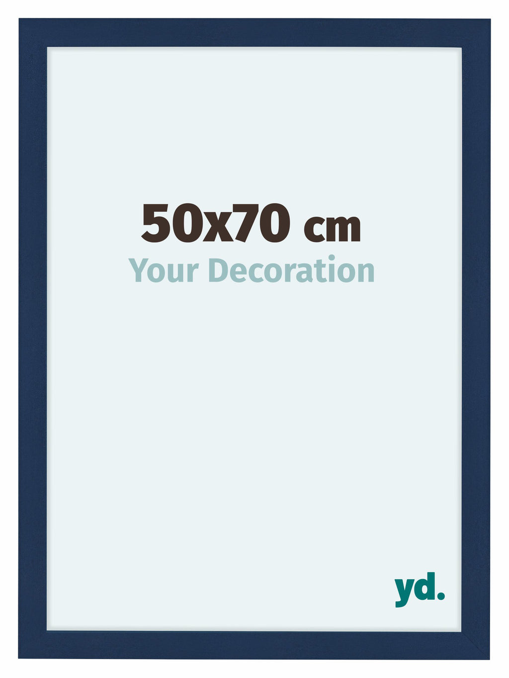 Como MDF Photo Frame 50x70cm Dark Blue Swept Front Size | Yourdecoration.com