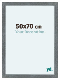 Como MDF Photo Frame 50x70cm Iron Swept Front Size | Yourdecoration.com