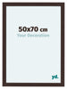 Como MDF Photo Frame 50x70cm Oak Dark Front Size | Yourdecoration.com