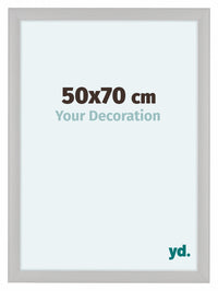 Como MDF Photo Frame 50x70cm White Woodgrain Front Size | Yourdecoration.com