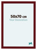 Como MDF Photo Frame 50x70cm Wine Red Swept Front Size | Yourdecoration.com