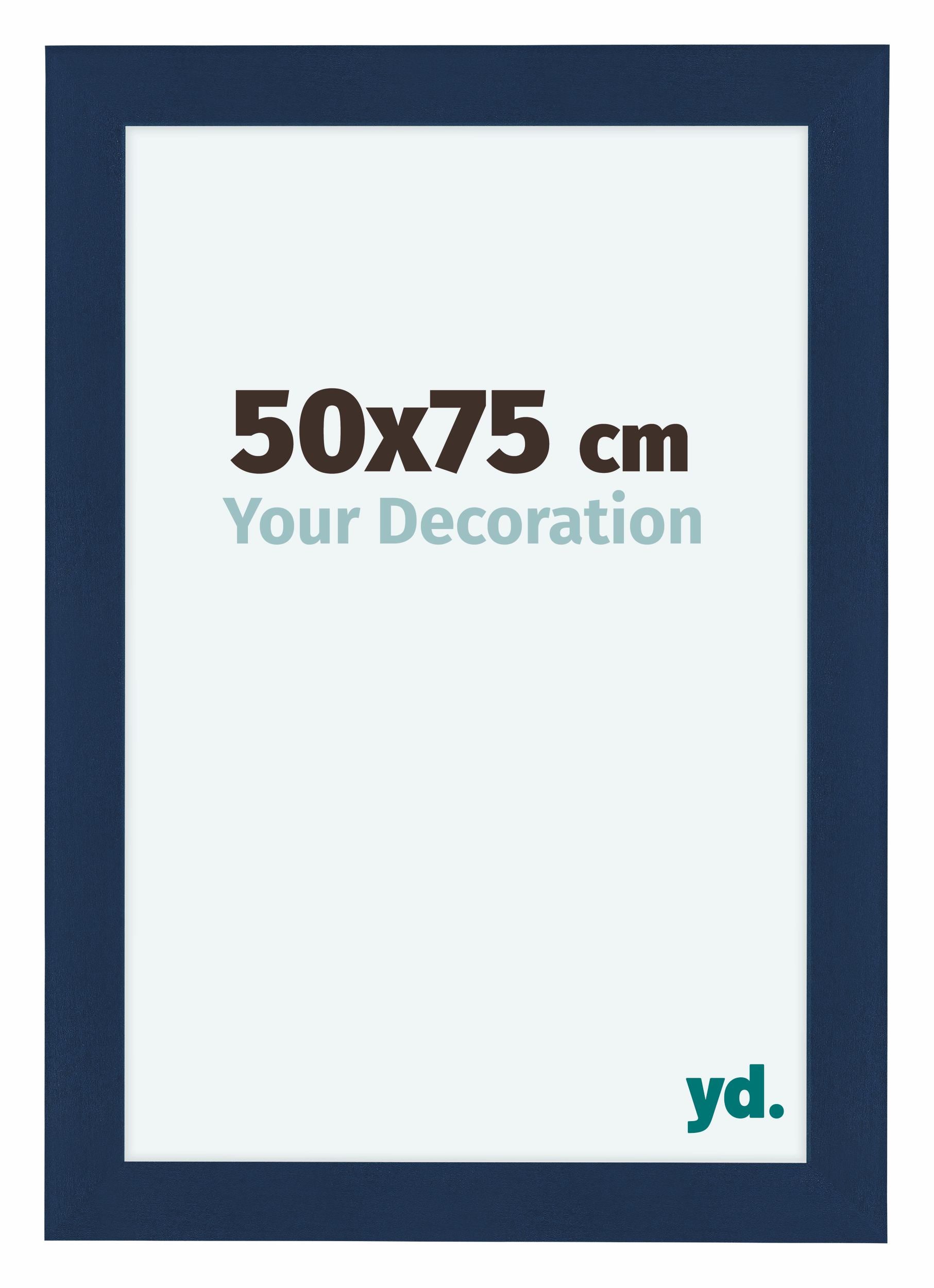 Como MDF Photo Frame 50x75cm Dark Blue Swept Front Size | Yourdecoration.com