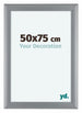 Como MDF Photo Frame 50x75cm Silver Matte Front Size | Yourdecoration.com