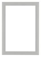 Como MDF Photo Frame 50x75cm White Woodgrain Front | Yourdecoration.com