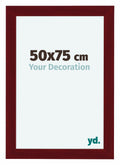 Como MDF Photo Frame 50x75cm Wine Red Swept Front Size | Yourdecoration.com