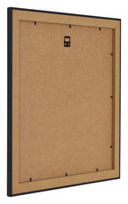 Como MDF Photo Frame 55x55cm Black Woodgrain Back Oblique | Yourdecoration.com