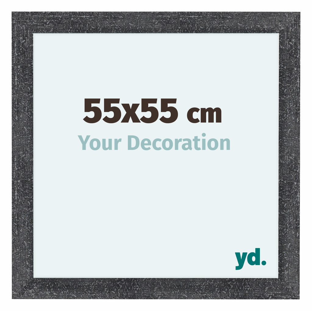 Como MDF Photo Frame 55x55cm Gray Swept Front Size | Yourdecoration.com