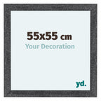Como MDF Photo Frame 55x55cm Gray Swept Front Size | Yourdecoration.com