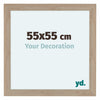 Como MDF Photo Frame 55x55cm Oak Light Front Size | Yourdecoration.com
