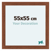 Como MDF Photo Frame 55x55cm Walnut Front Size | Yourdecoration.com
