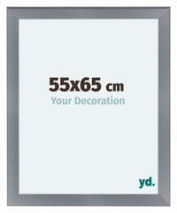 Como MDF Photo Frame 55x65cm Aluminium Brushed Front Size | Yourdecoration.com